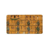 トゥタンカームン墓、西壁 ラベル (正面)