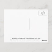 トゥタンカームン葉書 ポストカード (裏面)