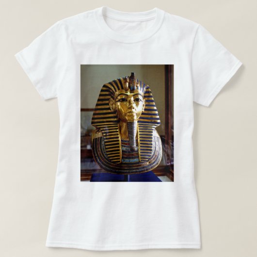 トゥタンカームン – 埋葬マスク Tシャツ (デザイン正面)