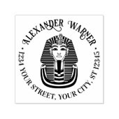 トゥタンカーメンフネラーリーマスクネーム差出人住所 セルフインキングスタンプ (デザイン)