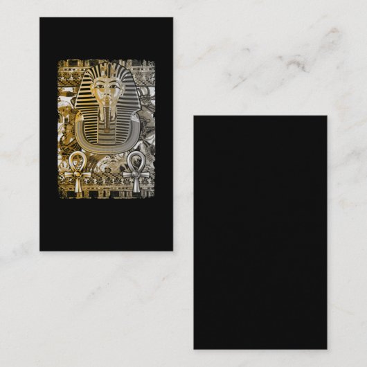 トゥタンカーメン古代エジプトファロア王トゥタンク 名刺 (正面/裏面)