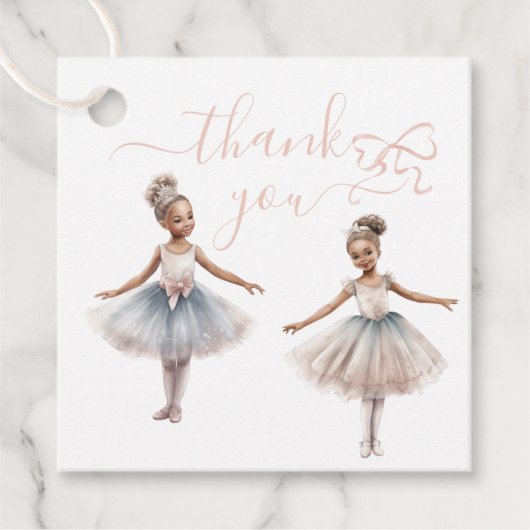 トゥチュカワイバレリエレガントナ誕生日ありがとう フェイバータグ (正面)