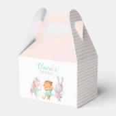 トゥチュキュートアニマルバレリナバースデーパーティーゲスト フェイバーボックス (裏面サイド)