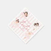 トゥチュキュートガールズセカンドバレリーナ誕生日 スタンダードカクテルナプキン (角)