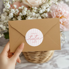 トゥチュキュートガールズセカンドバレリーナ誕生日 ラウンドシール