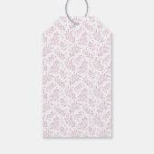 トゥチュキュートバニーありがとうパーティー好意ラベル ギフトタグ (裏面)