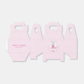 トゥチュキュートバニーパーソナライズされた フェイバーボックス (折り畳みなし)