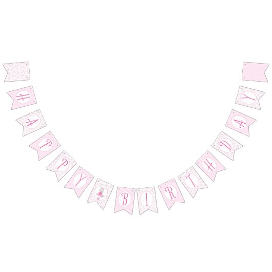 トゥチュキュートバニー"ハッピーバースデー"バナー バンティングフラッグ (全)