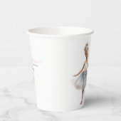 トゥチュキュートバレリエレガントナウォーターカラー誕生日 紙コップ (左)