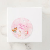 トゥチュキュートバレリーナバレエ動物誕生日パーティー フェイバータグ (インサイチュ)