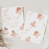 トゥチュキュートバレリーナ誕生日招待状 招待状