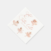 トゥチュキュートバレリーナ誕生日 スタンダードカクテルナプキン (角)