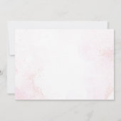 トゥチュキュートバレーダンサーバレリーナ誕生日写真 招待状 (裏面)