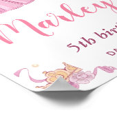 トゥチュバレリナダンスエイジーンバースデーパーティー ポスター (角)