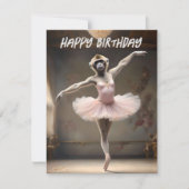 「トゥチュリフィック！ギボンの優雅なピルエット» 出欠カード (正面)