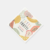 トゥッティカラフルフルーツセカンドバースデー スタンダードカクテルナプキン (角)