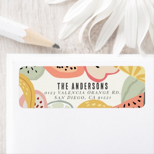 トゥッティカラフルフルーツセカンドバースデー ラベル (インサイチュ)