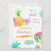 トゥッティフルッティガール2ndバースデートロピカルサマー 招待状 (正面)