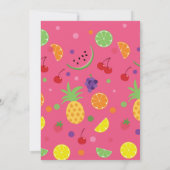 トゥッティフルッティセカンド誕生日招待状 招待状 (裏面)