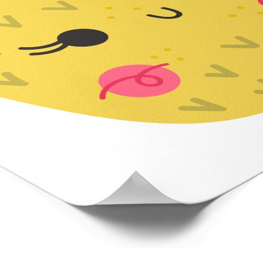 トゥッティフルッティレインボーバースデーパーティーウェルカムバナー ポスター (角)