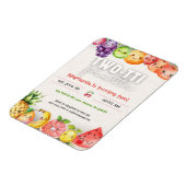 トゥッティフルッティ2nd誕生日招待状 マグネット (左側)