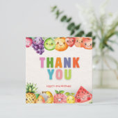 トゥッティフルッティ フルーツ テーマ ありがとうカード サンキューカード (スタンド正面)