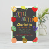 トゥッティフルーツフルーツ誕生日 招待状 (スタンド正面)