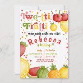 トゥッティフルーティおもしろいセカンドバースデーパーティー 招待状 (正面)