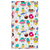 トゥッティフルーティサマーフルーツアイスクリームトリートパーティー スモールペーパーバッグ (裏面)