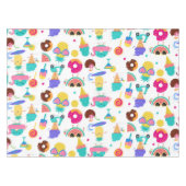 トゥッティフルーティサマーフルーツアイスクリームトリートパーティー テーブルクロス (正面(横))