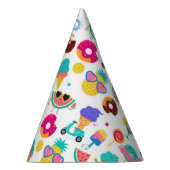 トゥッティフルーティサマーフルーツアイスクリームトリートパーティー パーティーハット (右)