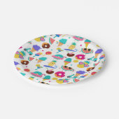 トゥッティフルーティサマーフルーツアイスクリームトリートパーティー ペーパープレート (アングル)