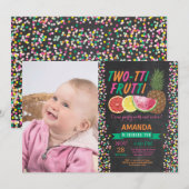 トゥッティフルーティバースデーパーティー招待2日目 招待状 (正面/裏面)