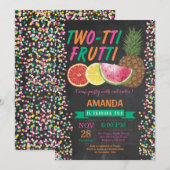 トゥッティフルーティバースデーパーティー招待2日目 招待状 (正面/裏面)
