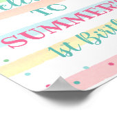 トゥッティフルーティパーティーウェルカムサイン ポスター (角)