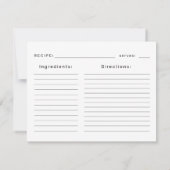 トゥッティフルーティベビーシャワーレシピカード (裏面)