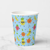 トゥッティフルーティ誕生日パタンキュートフルーツ 紙コップ (正面)