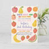 トゥッティフルーティ誕生日招待状 招待状 (スタンド正面)