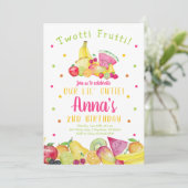 トゥッティフルーティ誕生日 招待状 (スタンド正面)