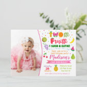 トゥッティフルーティ2nd誕生日パーティの招待状 招待状 (スタンド正面)