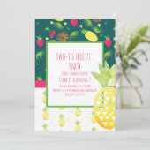 トゥッティーフルッティトロピカル ダブルパターン招待状 招待状 (スタンド正面)