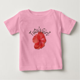 トゥツズガール小さな女の子ティー ベビーTシャツ