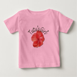 トゥツズガール小さな女の子ティー ベビーTシャツ