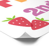 トゥティカラフルフロッティバースデーパーティーウェルカム ポスター (角)