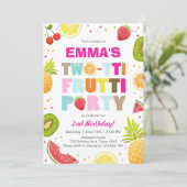 トゥティーフルーティーパーティーの招待状 トゥティーフルーティーの誕生日 招待状 (スタンド正面)