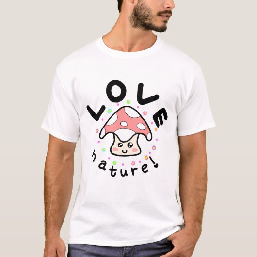 トゥティ・ザ・マッシュルーム: 環境保護の女性英雄Tシャツ Tシャツ (正面)