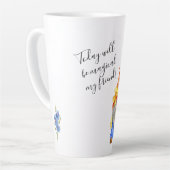 トゥデイヴィルマジカル格言おもしろいカラフルトールラテM カフェラテマグ (左アングル)