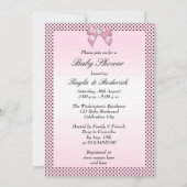 トゥトゥキュートエスニックプリンセス真珠水玉模様 招待状 (裏面)