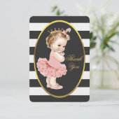 トゥトゥキュートプリンセスバレリストライプーナありがとう 招待状 (スタンド正面)