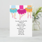 トゥトゥバレエガールズ招待状 招待状 (スタンド正面)